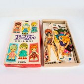 DOLL BOX OF PEE WEE PAPER DOLL