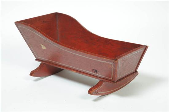 DOLL CRADLE.  American  late 19th