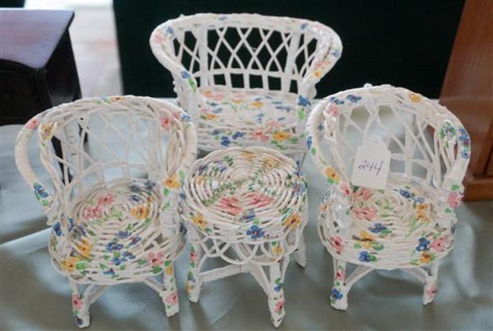 DOLL HOUSE FOUR PIECE WICKER