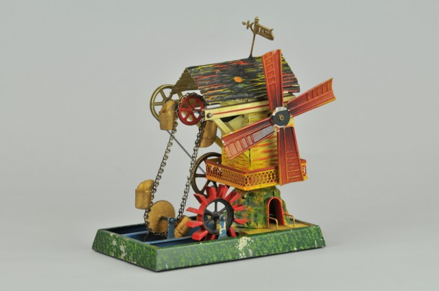 DOLL MILL Germany c. 1930's painted