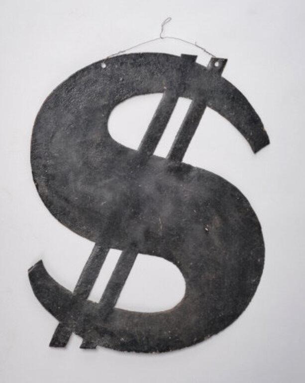 DOLLAR TRADE SIGNA metal cut-out