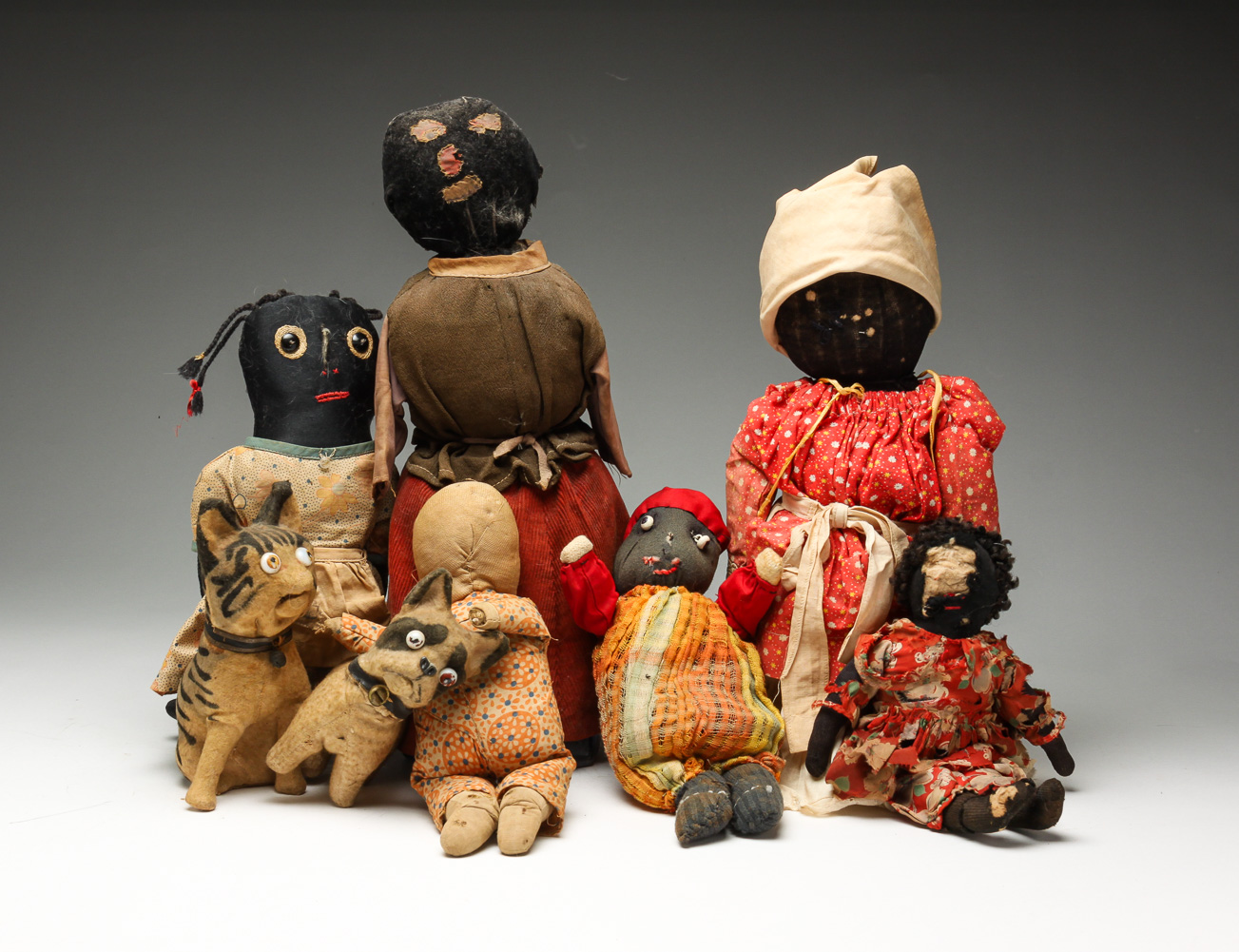 DOLLS AND STUFFED ANIMALS. Early