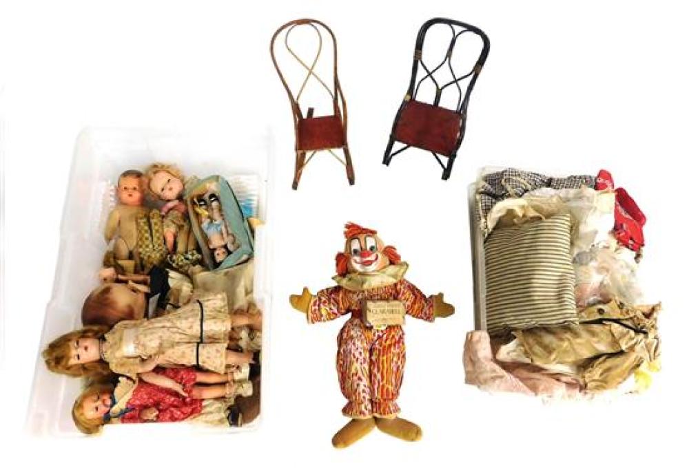 DOLLS: DOLLS AND ACCESSORIES IN TWO