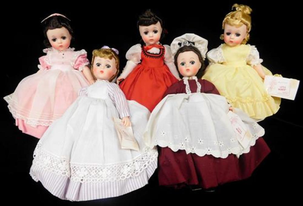 DOLLS: FIVE MADAME ALEXANDER