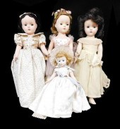 DOLLS: FOUR DOLLS, INCLUDING: