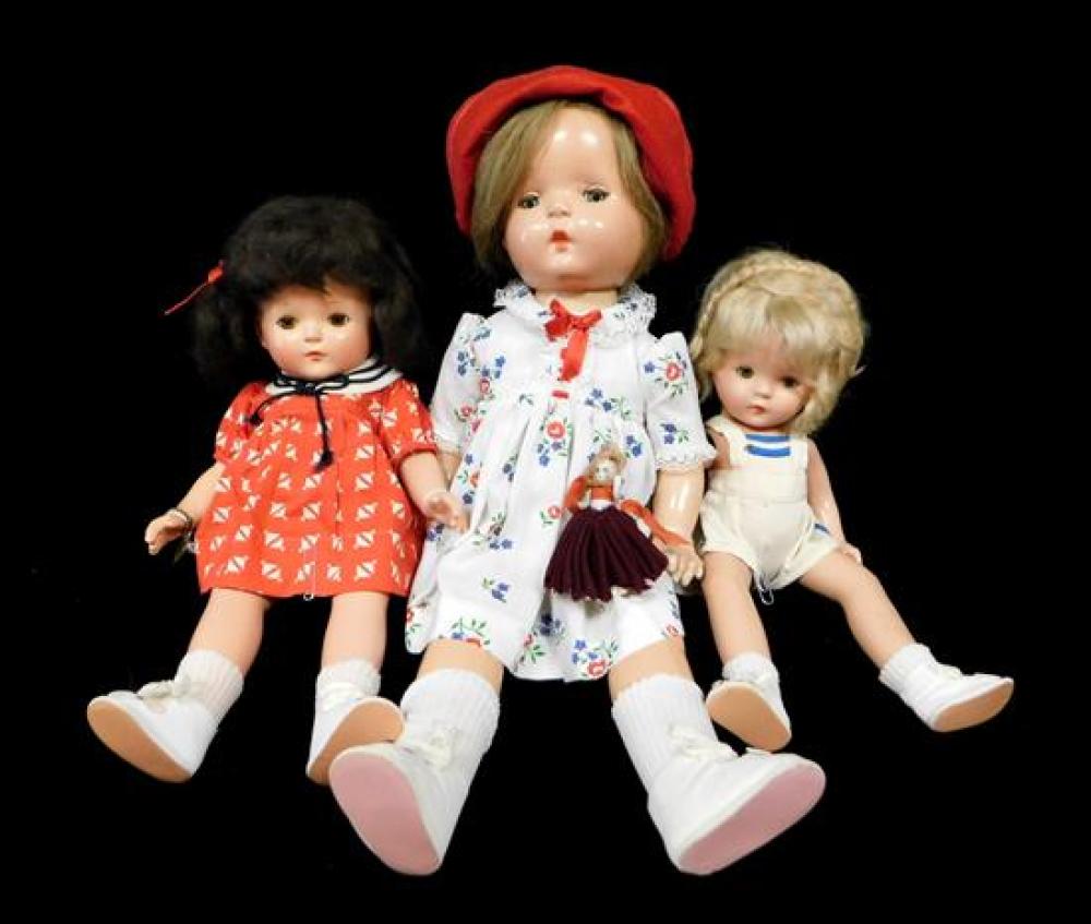 DOLLS: FOUR EARLY/MID-20TH C.
