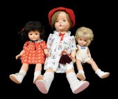 DOLLS: FOUR EARLY/MID-20TH C.