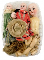 DOLLS: FOUR PIECES INCLUDING G