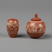 DOLORES CURRAN, PAIR OF SGRAFF