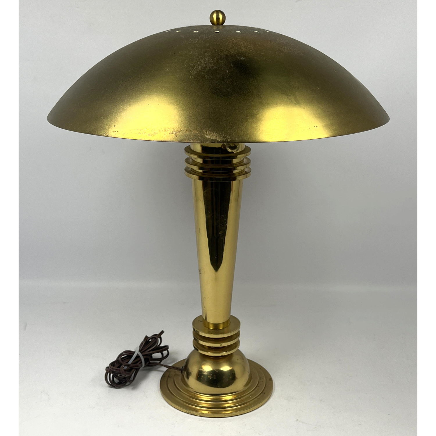 Dome top art deco style table lamp.