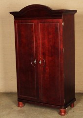 DOME TOP STAINED MAHOGANY WARD