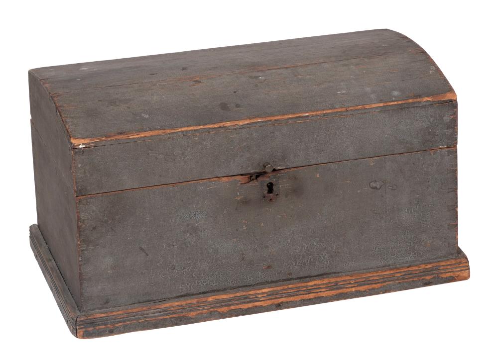 DOME-TOP STORAGE BOX 19TH CENTURY