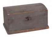 DOME-TOP STORAGE BOX 19TH CENT