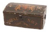 DOME-TOP TRUNK 19TH CENTURY HE