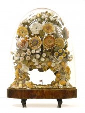 Domed shell work/sailor art: a