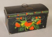 DOMED TOLEWARE BOXca. 1830-186