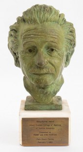 DOMENICO FACCI EINSTEIN BRONZE