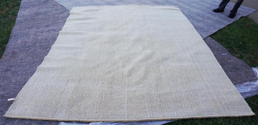 DOMESTIC CUT WOOL AND HEMP RUG,