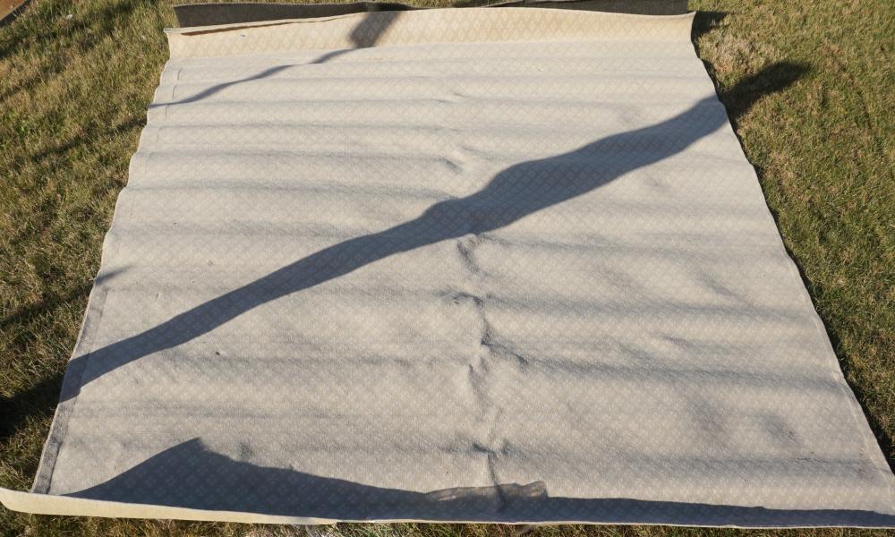 DOMESTIC SAND-BEIGE RUG, 14 FT 5 IN