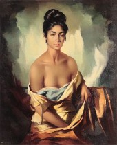 DOMINGO HUETOS - SEMI NUDE IN
