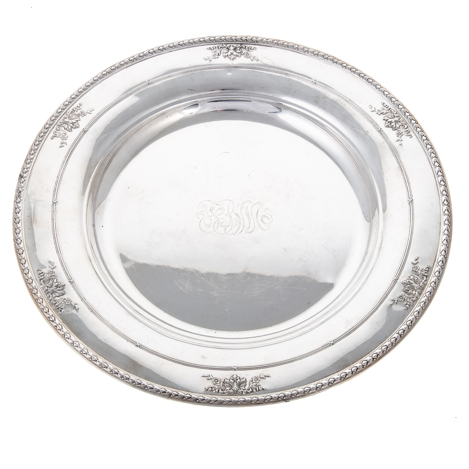 DOMINICK & HAFF STERLING PLATTER