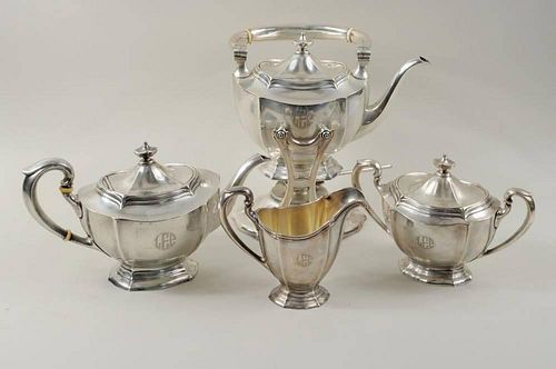 DOMINICK & HAFF STERLING SILVER TEA