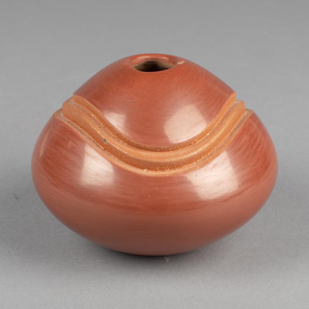DOMINIQUE TOYA, PAIR OF REDWARE