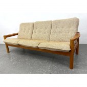 Domino Danish Modern Teak Sofa