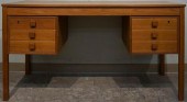 DOMINO DANISH TEAK DESK, H: 28