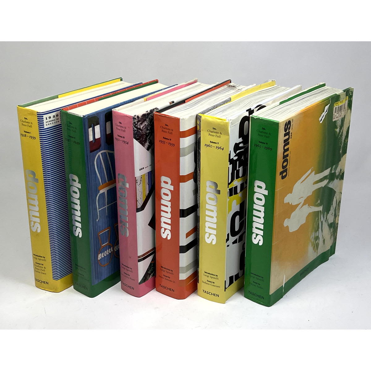 Domus 6 volumes vol 1-6 edited by