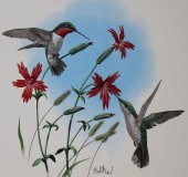 DON BALKE (B. 1933) "HUMMINGBI