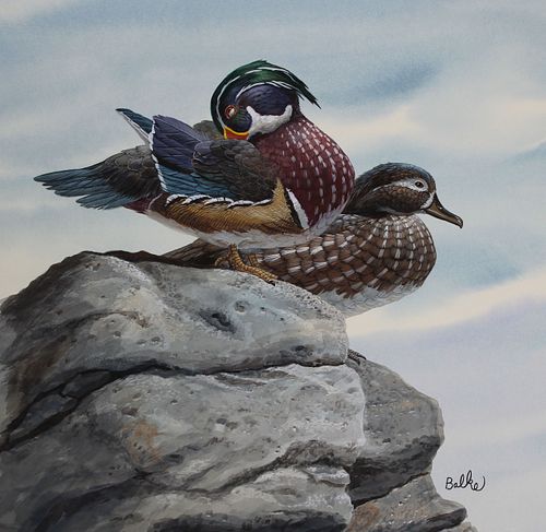 DON BALKE (B. 1933) "WOOD DUCK