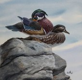 DON BALKE (B. 1933) "WOOD DUCK