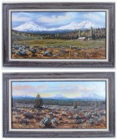 DON BROWN TWO OIL PAINTINGSDON