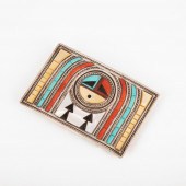 DON C. DEWA, ZUNI, SILVER AND