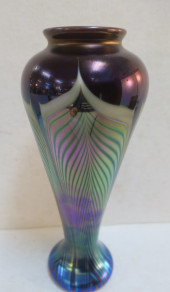 DON CARLSON ART GLASS PULLED F