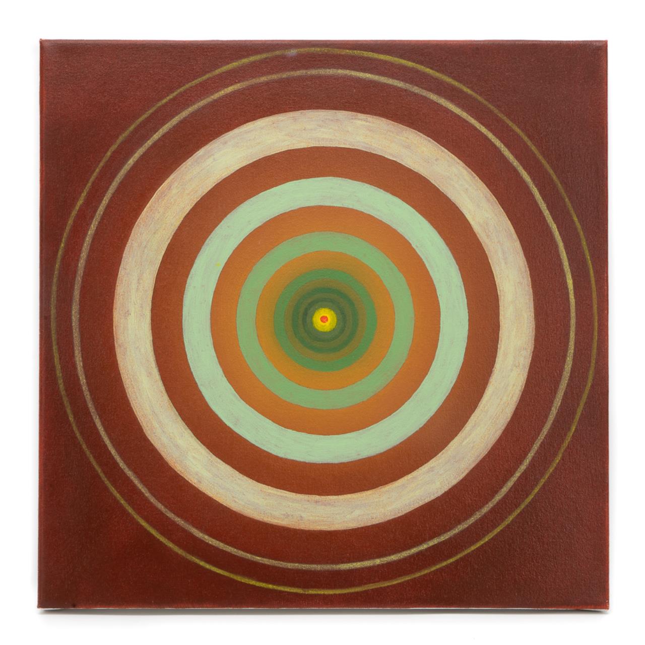 DON COOPER, BULLSEYE OIL ON CANVAS,