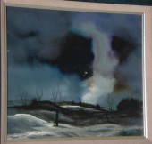 Don Hornberger, acrylic on pap