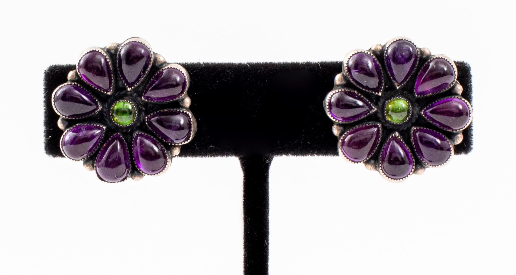 DON LUCAS SILVER AMETHYST PERIDOT