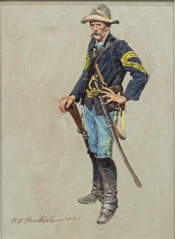 DON PRECHTEL (B.1936) THE CAVALRY