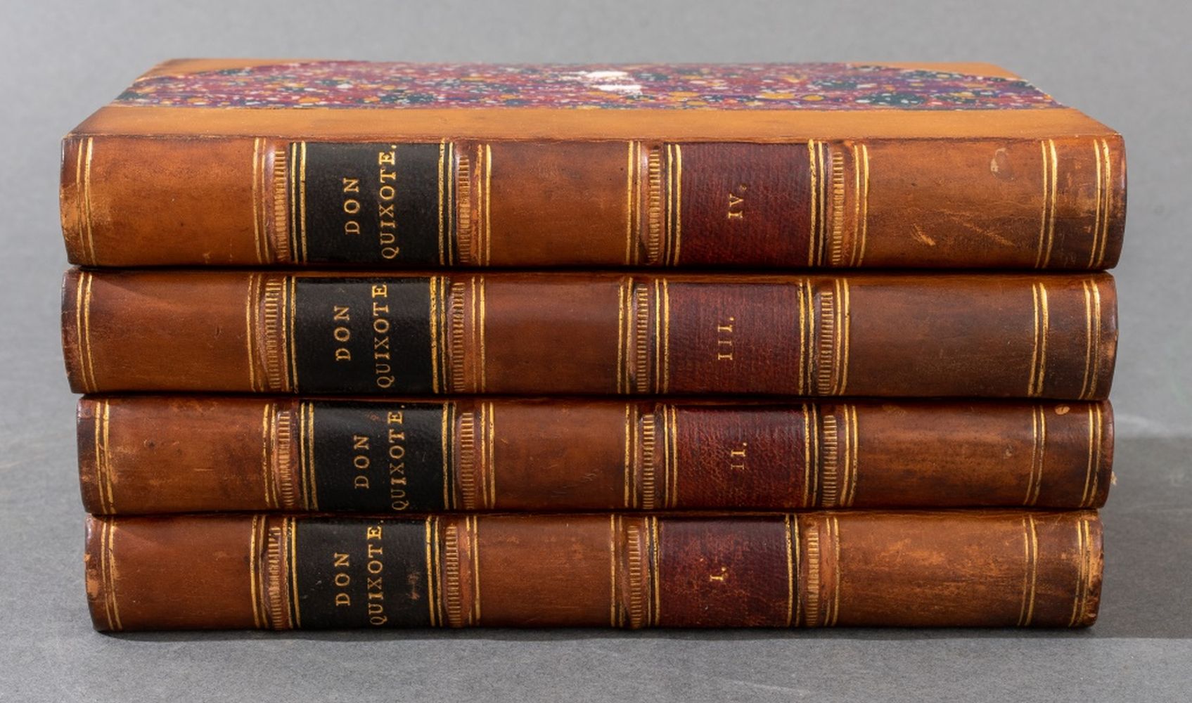 "DON QUIXOTE" IN 4 VOLUMES, DUBLIN,