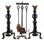 DON RICKLES FIREPLACE SETcompr