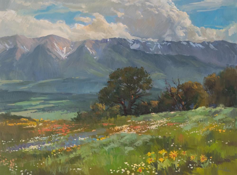 DON RICKS OIL ON CANVASDON RICKS