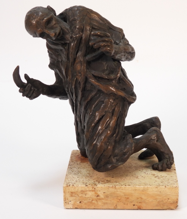 DON SACO MODERNIST FIGURE BRONZE