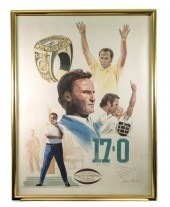 DON SHULA AUTOGRAPHED L.E ARTI