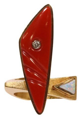 DON SUPPLEE (B.1965) HOPI 18KT