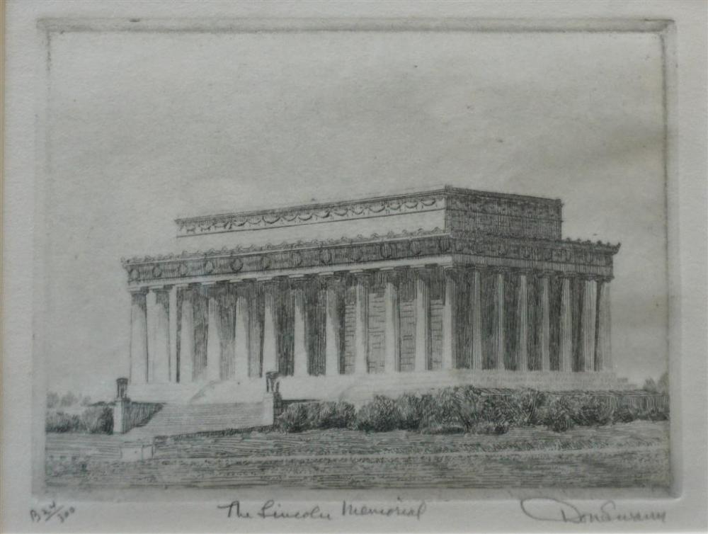 DON SWANN, THE LINCOLN MEMORIAL,