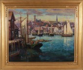 DONALD ALLEN MOSHER OIL ON CAN