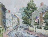 DONALD ALLEN MOSHER WATERCOLOR