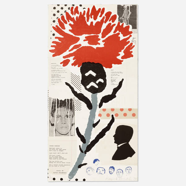 Donald Baechler 1956–2022. Thistle.